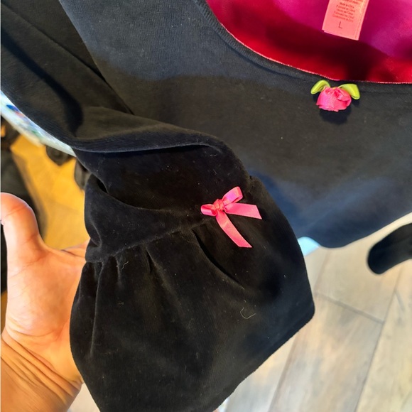 Betsey Johnson Intimates Velvet Top - Picture 2 of 7